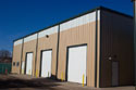 If you need multiple large buildings for your warehouse needs, Armor Steel Buildings can clone your designs to allow significant savings on the multiple building purchases.  These buildings show how you can add wall bands at the top for additional light while maintaining security of your property.